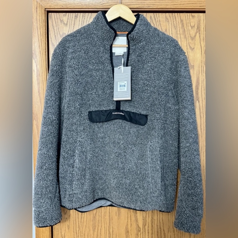 Icebreaker RealFleece Merino Wool Men’s Medium 1/2 Zip Sweater